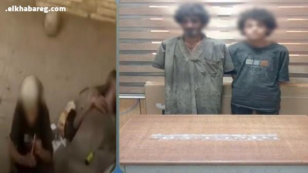 الداخلية تضبط شخصين لتعاطي المواد المخدرة بعد تداول فيديو بالجيزة